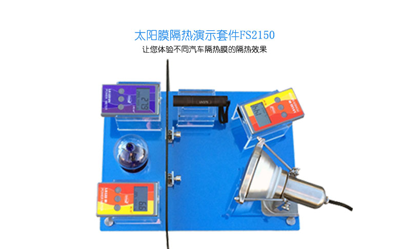 太陽膜隔熱演示套件